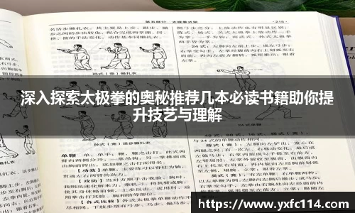 深入探索太极拳的奥秘推荐几本必读书籍助你提升技艺与理解